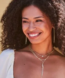 Kendra Scott Annie Y Necklace In Gold -Earrings Bracelets Elegant Shop Kendra Scott Annie Y Necklace Gold 00