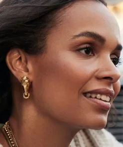 Kendra Scott Sydney Statement Necklace In Vintage Gold -Earrings Bracelets Elegant Shop Kendra Scott Beau Statement Stud Earring Vintage Gold 00