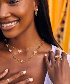 Kendra Scott Brielle Band Ring In Gold -Earrings Bracelets Elegant Shop Kendra Scott Brielle Band Ring Gold 00 1