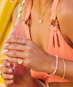 Kendra Scott Brielle Band Ring In Gold -Earrings Bracelets Elegant Shop Kendra Scott Brielle Band Ring Gold 00 2