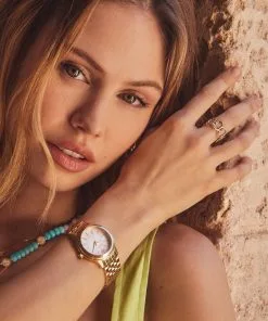 Kendra Scott Fallyn Band Ring In Gold -Earrings Bracelets Elegant Shop Kendra Scott Fallyn Band Ring Gold 00 1