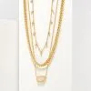 Kendra Scott Elisa Necklace Layering Set In Iridescent Drusy -Earrings Bracelets Elegant Shop Kendra Scott July Necklace Bundle 1 Gold 00