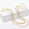 Kendra Scott Set Of 2 Chain Necklace Layering Set In Gold -Earrings Bracelets Elegant Shop Kendra Scott July Necklace Bundle 3 Gold 00