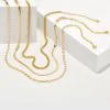 Kendra Scott Set Of 3 Chain Necklace Layering Set In Gold -Earrings Bracelets Elegant Shop Kendra Scott July Necklace Bundle 6 Gold 00