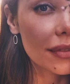 Kendra Scott Lee 14k Yellow Gold Open Frame Earrings In White Diamond -Earrings Bracelets Elegant Shop Kendra Scott Lee Open Frame Earring Yellow Gold 01