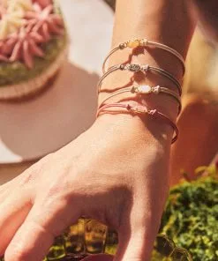 Kendra Scott Emilie Gold Corded Bracelet In Iridescent Drusy -Earrings Bracelets Elegant Shop Kendra Scott Shop for Good Bracelets 00