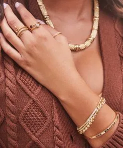 Kendra Scott Vincent Chain Bracelet In Gold -Earrings Bracelets Elegant Shop Kendra Scott Vincent Chain Bracelet Gold 01 1