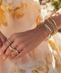 Kendra Scott Vincent Chain Bracelet In Gold -Earrings Bracelets Elegant Shop Kendra Scott Vincent Chain Bracelet Gold 01