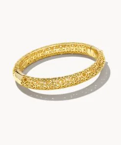 Kendra Scott Abbie Bangle Bracelet In Gold