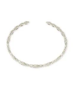 Kendra Scott Abbie Cuff Bracelet In Silver -Earrings Bracelets Elegant Shop kendra scott abbie cuff bracelet rhodium 01 lg