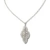 Kendra Scott Abbie Long Pendant Necklace In Silver