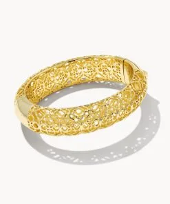 Kendra Scott Abbie Statement Bracelet In Gold