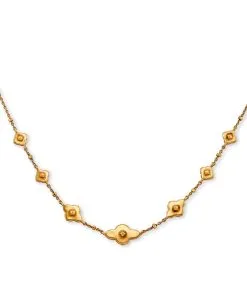 Kendra Scott Abbie Strand Necklace In Vintage Gold