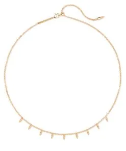 Kendra Scott Addison Choker Necklace In Rose Gold