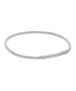 Kendra Scott Addison Stretch Bracelet In Silver