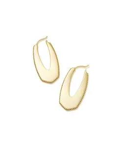 Kendra Scott Adeline Hoop Earrings In Gold