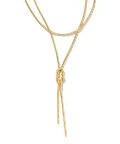 Kendra Scott Annie Y Necklace In Gold