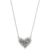 Kendra Scott Ari Heart Silver Pendant Necklace In Platinum Drusy -Earrings Bracelets Elegant Shop kendra scott ari heart short pendant necklace rhodium platinum drusy 00 lg
