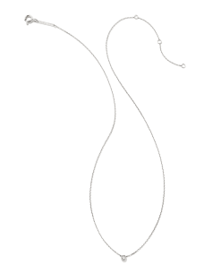 Kendra Scott Audrey 14k White Gold Pendant Necklace In White Diamond -Earrings Bracelets Elegant Shop kendra scott audrey pendant necklace 14k white gold 07ct diamond 01