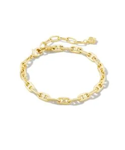 Kendra Scott Bailey Chain Bracelet In Gold