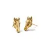 Kendra Scott Beau Stud Earrings In Vintage Gold -Earrings Bracelets Elegant Shop kendra scott beau horse stud earrings vintage gold 00