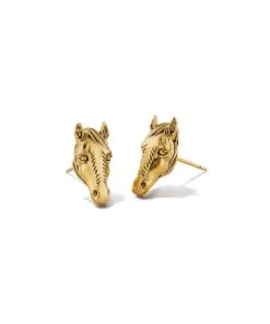 Kendra Scott Beau Stud Earrings In Vintage Gold