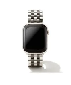 Kendra Scott Beck 5 Link Watch Band In Two Tone Gunmetal Stainless Steel