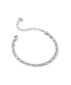 Kendra Scott Brielle Chain Bracelet In Silver
