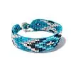Kendra Scott Britt Silver Beaded Bracelet In Turquoise Mix -Earrings Bracelets Elegant Shop kendra scott britt beaded bracelet rhodium turquoise mix 00