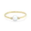 Kendra Scott Cathleen 14k Yellow Gold Band Ring In Pearl