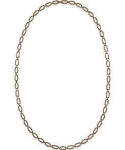 Kendra Scott 32 Inch Chain Link Necklace In Vintage Gold
