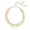 Kendra Scott Chantal Beaded Bracelet In Gold -Earrings Bracelets Elegant Shop kendra scott chantal bracelet gold 00 lg
