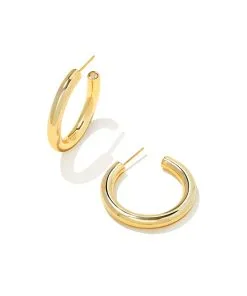 Kendra Scott Colette Hoop Earrings In Gold