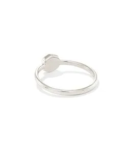 Kendra Scott Davie Sterling Silver Band Ring In Aquamarine 7 Kendra Scott Davie Sterling Silver Band Ring In Aquamarine -Earrings Bracelets Elegant Shop kendra scott davie band ring sterling silver aquamarine 01