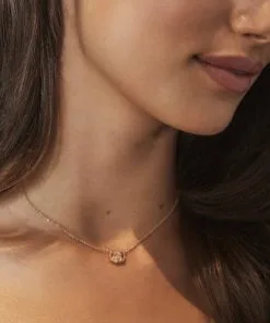 Kendra Scott Davie Rose Gold Pendant Necklace In Rose Gold Drusy -Earrings Bracelets Elegant Shop kendra scott davie pendant necklace rose gold rose gold drusy 2