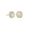 Kendra Scott Davie Gold Stud Earrings In Ivory Mother-of-Pearl -Earrings Bracelets Elegant Shop kendra scott davie stud earring gold ivory mother of pearl 00 lg