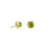 Kendra Scott Davie 18k Gold Vermeil Stud Earrings In Peridot