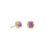 Kendra Scott Davie 18k Gold Vermeil Stud Earrings In Amethyst -Earrings Bracelets Elegant Shop kendra scott davie stud earrings 18k gold vermeil purple amethyst 00 lg