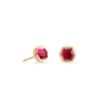 Kendra Scott Davie 18k Gold Vermeil Stud Earrings In Garnet -Earrings Bracelets Elegant Shop kendra scott davie stud earrings 18k gold vermeil red garnet 00 lg