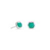 Kendra Scott Davie Sterling Silver Stud Earrings In Chrysoprase -Earrings Bracelets Elegant Shop kendra scott davie stud earrings sterling silver green chrysoprase 00 lg