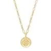 Kendra Scott Dira Coin Pendant In Gold -Earrings Bracelets Elegant Shop kendra scott dira coin pendant necklace gold 00 lg