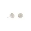 Kendra Scott Dira Coin Stud Earrings In Silver -Earrings Bracelets Elegant Shop kendra scott dira coin stud earrings rhodium 00 lg