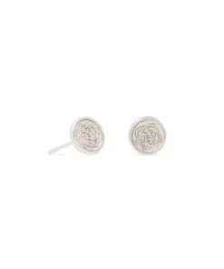 Kendra Scott Dira Coin Stud Earrings In Silver