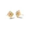 Kendra Scott Dira Stone Gold Stud Earrings In Pink Mix 1 Kendra Scott Dira Stone Gold Stud Earrings In Pink Mix -Earrings Bracelets Elegant Shop kendra scott dira stone stud earrings gold pink mix white cz 00