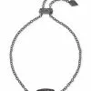 Kendra Scott Elaina Gunmetal Adjustable Chain Bracelet In Black Drusy -Earrings Bracelets Elegant Shop kendra scott elaina gunmetal adjustable bracelet in black drusy 00 default lg