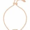 Kendra Scott Elaina Rose Gold Adjustable Chain Bracelet In Iridescent Drusy -Earrings Bracelets Elegant Shop kendra scott elaina rose gold adjustable bracelet in iridescent drusy 00 default lg