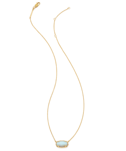 Kendra Scott Elisa 18k Gold Vermeil Pendant Necklace In White Sterling Opal -Earrings Bracelets Elegant Shop kendra scott elisa pendant necklace 18k yellow gold vermeil white sterling opal 01