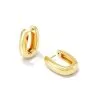 Kendra Scott Ellen Wide Huggie Earrings In 18k Gold Vermeil -Earrings Bracelets Elegant Shop kendra scott ellen wide huggie earrings 18k yellow gold vermeil 00