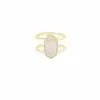 Kendra Scott Elyse Gold Ring In Iridescent Drusy -Earrings Bracelets Elegant Shop kendra scott elyse gold band ring in iridescent drusy 00 default lg