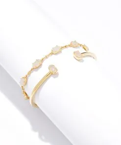 Kendra Scott Emilie Bracelet Set Of 2 In Iridescent Drusy